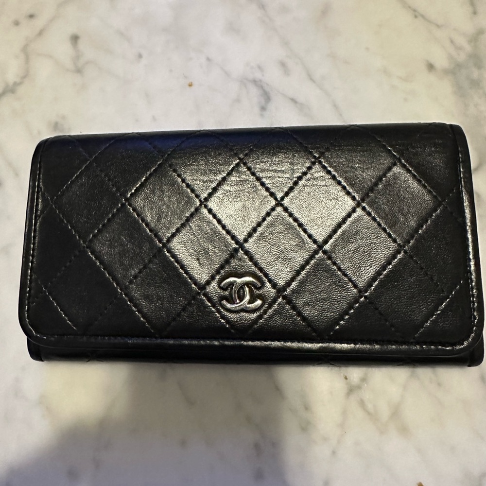 Chanel Wallet with pink interior